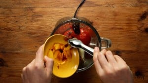 Caldo de camarones con tomates