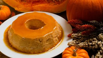 Flan de calabaza