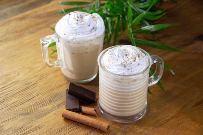 Frappe capuccino rompope