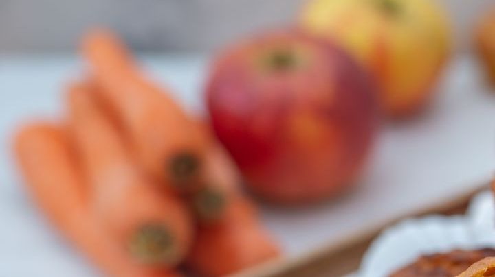 muffins de zanahoria y manzana