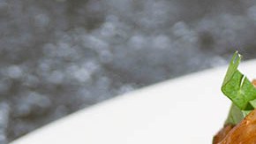 penne con albóndigas