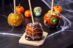 manzanas caramelizadas para halloween