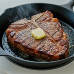 T-bone al sartén