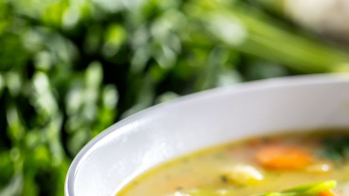 sopa campesina de verduras con arroz