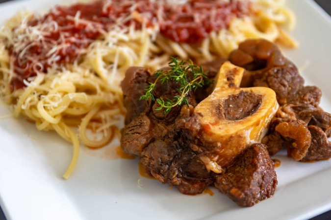 Osobuco con pasta