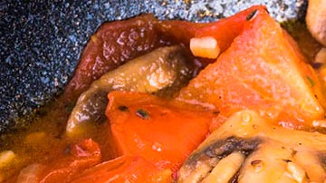 estofado de champiñones