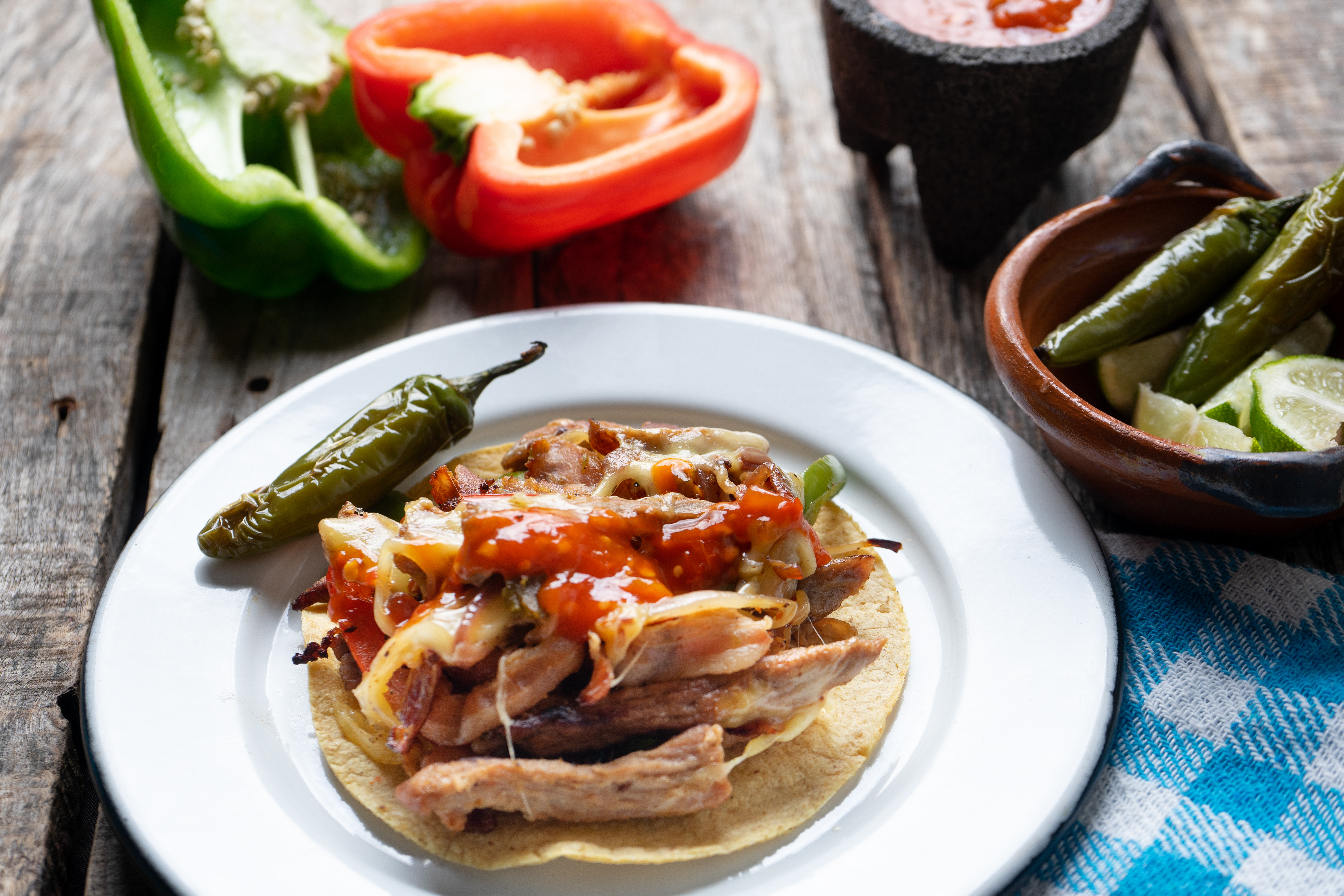 Receta de alambre de res con tocino: receta mexicana