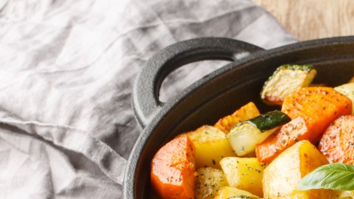 papas al horno con verduras