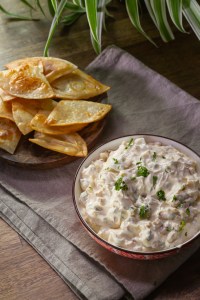 snack de champiñones