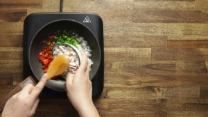 snack de champiñones