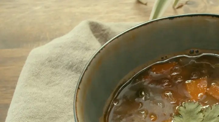 sopa de lentejas light