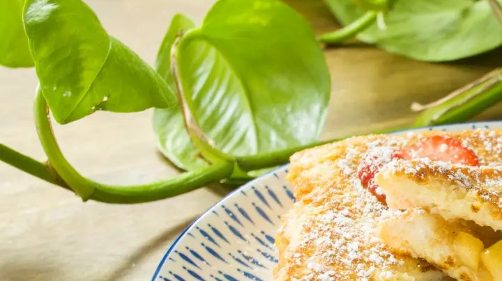 tostadas francesas con manzana