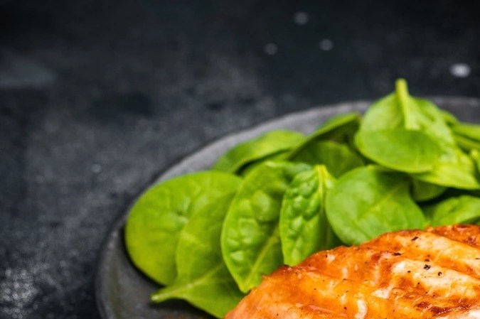 Filete de salmón agridulce