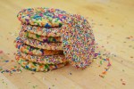 Galletas de chispas de colores