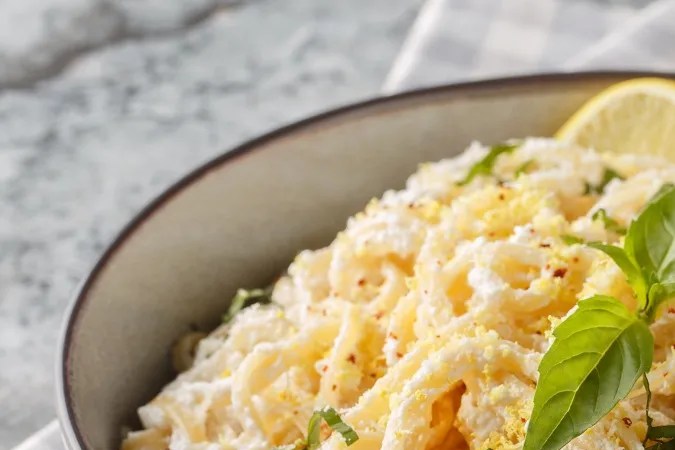 Pasta al Limone (Lemon Ricotta Pasta)