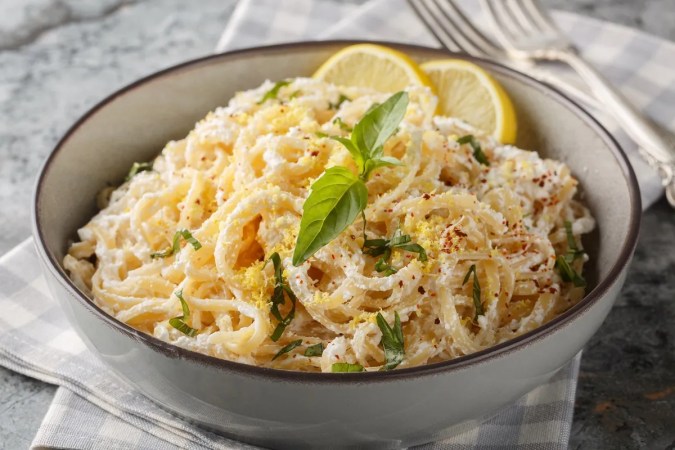 Pasta al Limone (Lemon Ricotta Pasta)