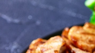 Pechugas de pollo a la plancha con batatas asadas