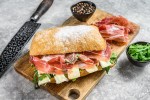 ciabatta con prosciutto crudo