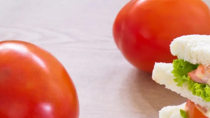 sandwich de jamón y lechuga