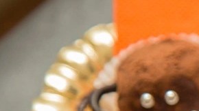 Trufas fantasmas de chocolate para halloween