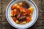 rigatoni con almejas