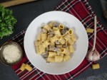 Rigatoni con Hongos Porcini
