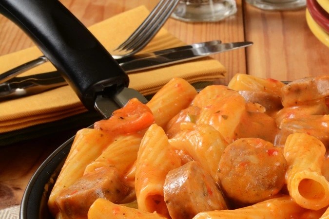 Rigatoni con Salchicha