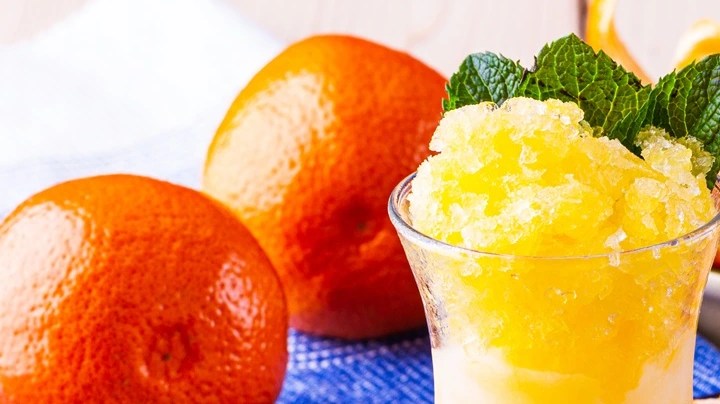 Sorbete de mandarina