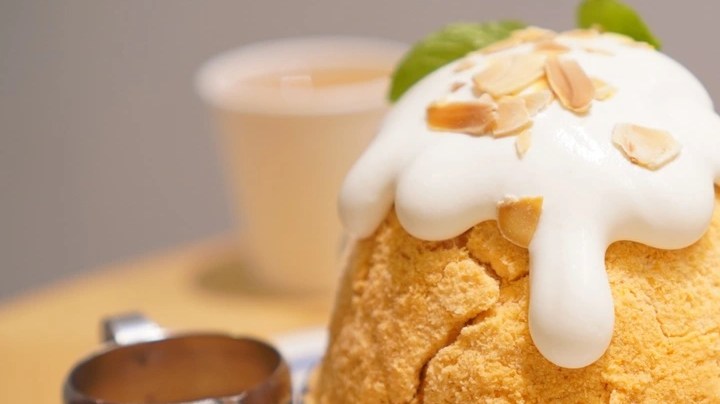 Sorbete de té tailandés