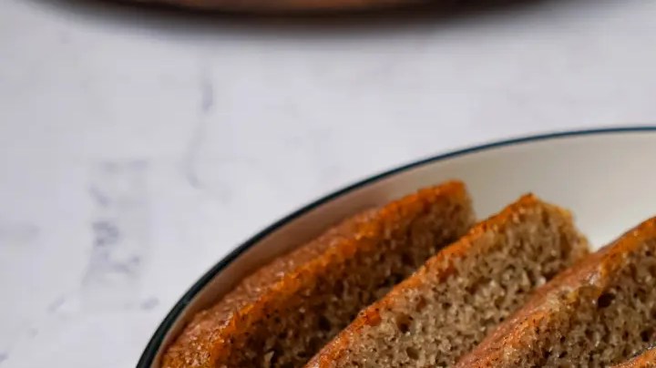 bizcocho de plátano y avena