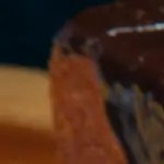 bizcocho de zanahoria con sirope de chocolate