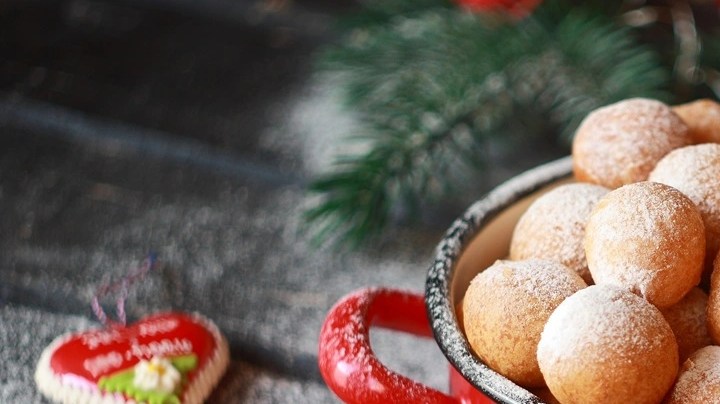 Buñuelos de chocolate blanco