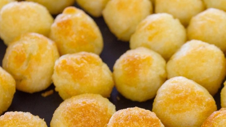 Bandeja de patatas noisette