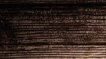 Un pedazo de tarta de queso gallega completa sobre una mesa de madera