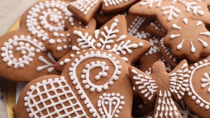 galletas de chocolate navideñas
