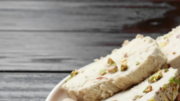 halva cortada en trozs