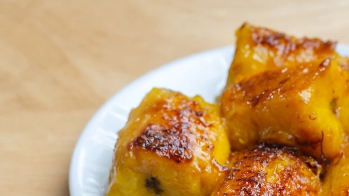 plátanos caramelizados