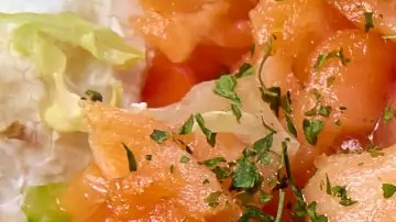 tacos de salmón ahumado