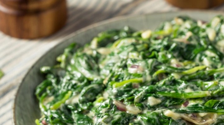 Espinacas a la crema