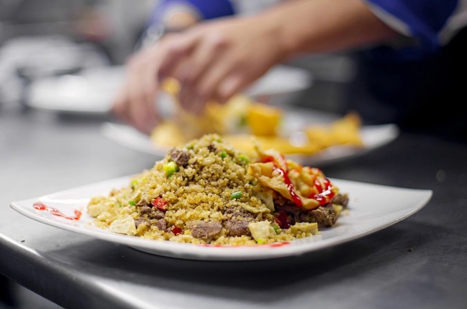 Chaufa de quinoa