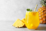 te frio de cáscaras de piña y limón
