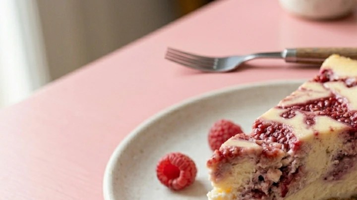 Cheesecake de frambuesa