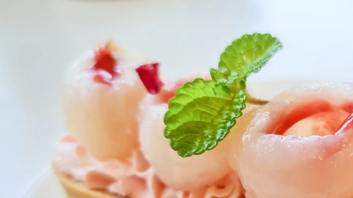 Cheesecake de lychee