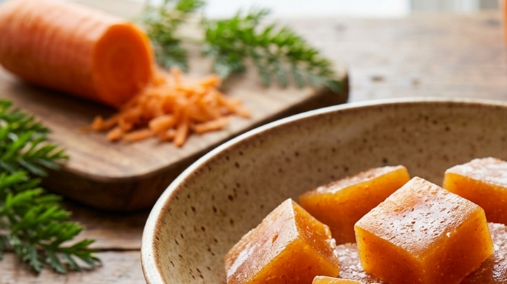 Gomitas antinflamatorias de zanahoria