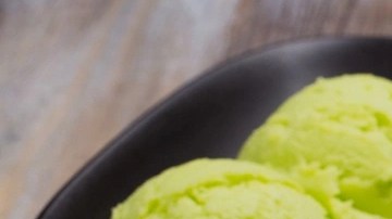 Sorbete de té verde matcha