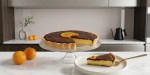 Tarta de crema de naranja y chocolate