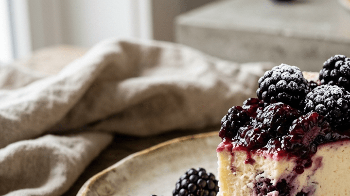 cheesecake de moras