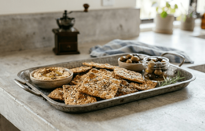 galletas crackers caseras