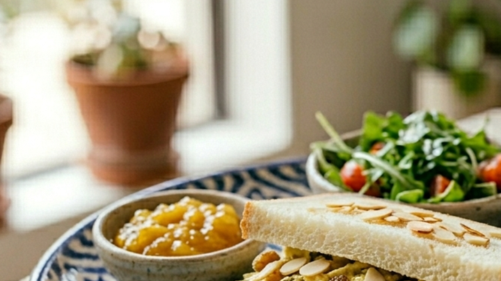 sándwich de pollo coronación