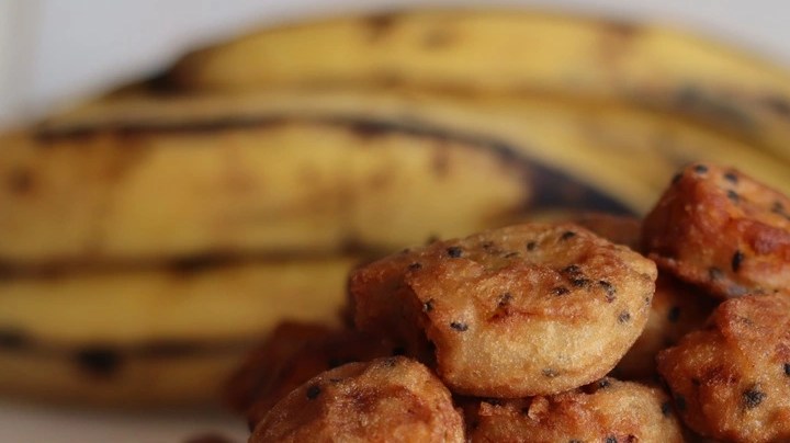 Buñuelos canarios de plátano